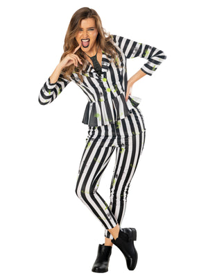 Beetlejuice Deluxe Womens Costume, Adult