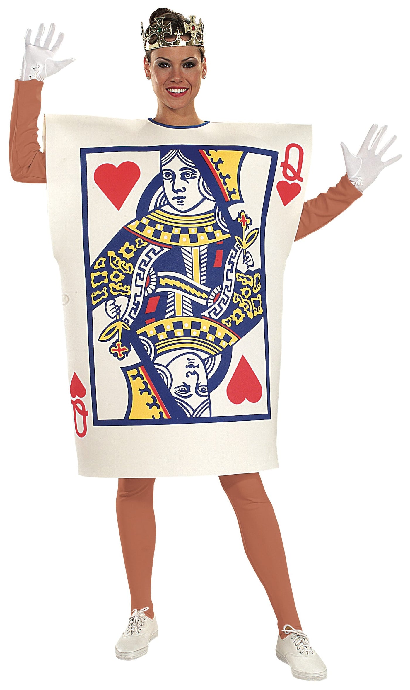 Queen Of Hearts Playing Card Costume, Adult