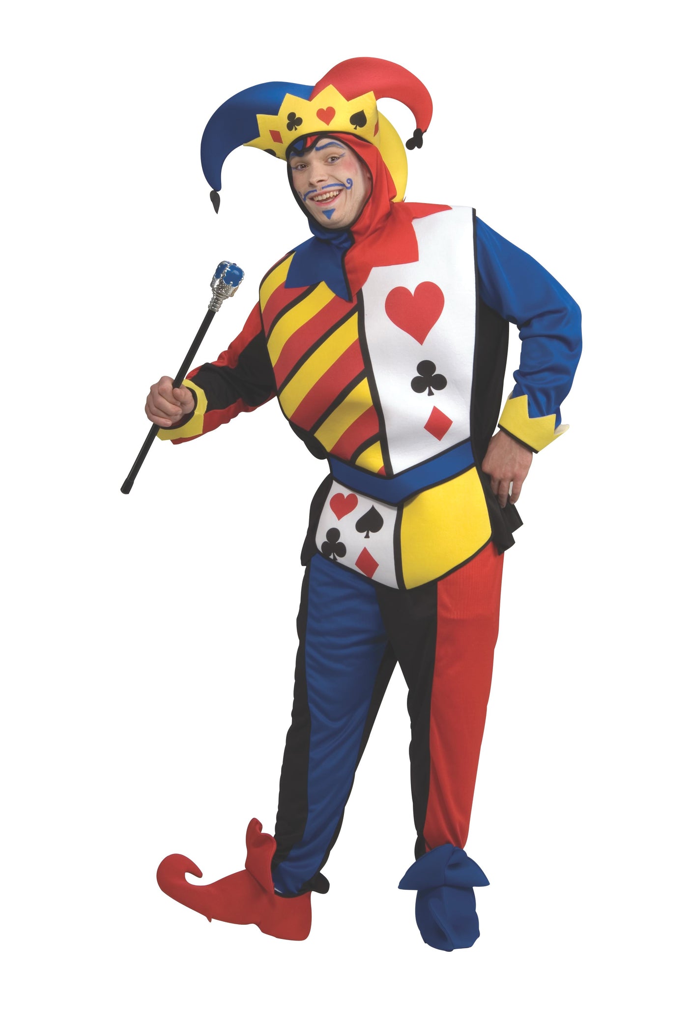 Playing Card Joker Deluxe Costume, Adult