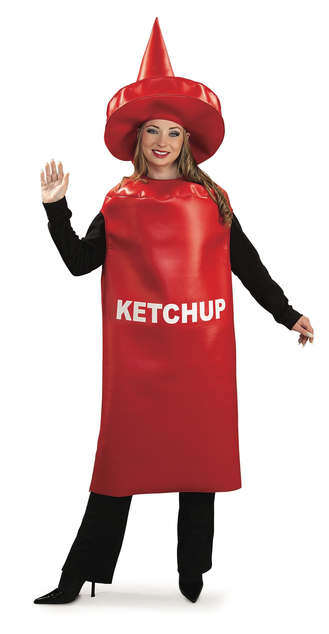 Ketchup Bottle Novelty Costume, Adult