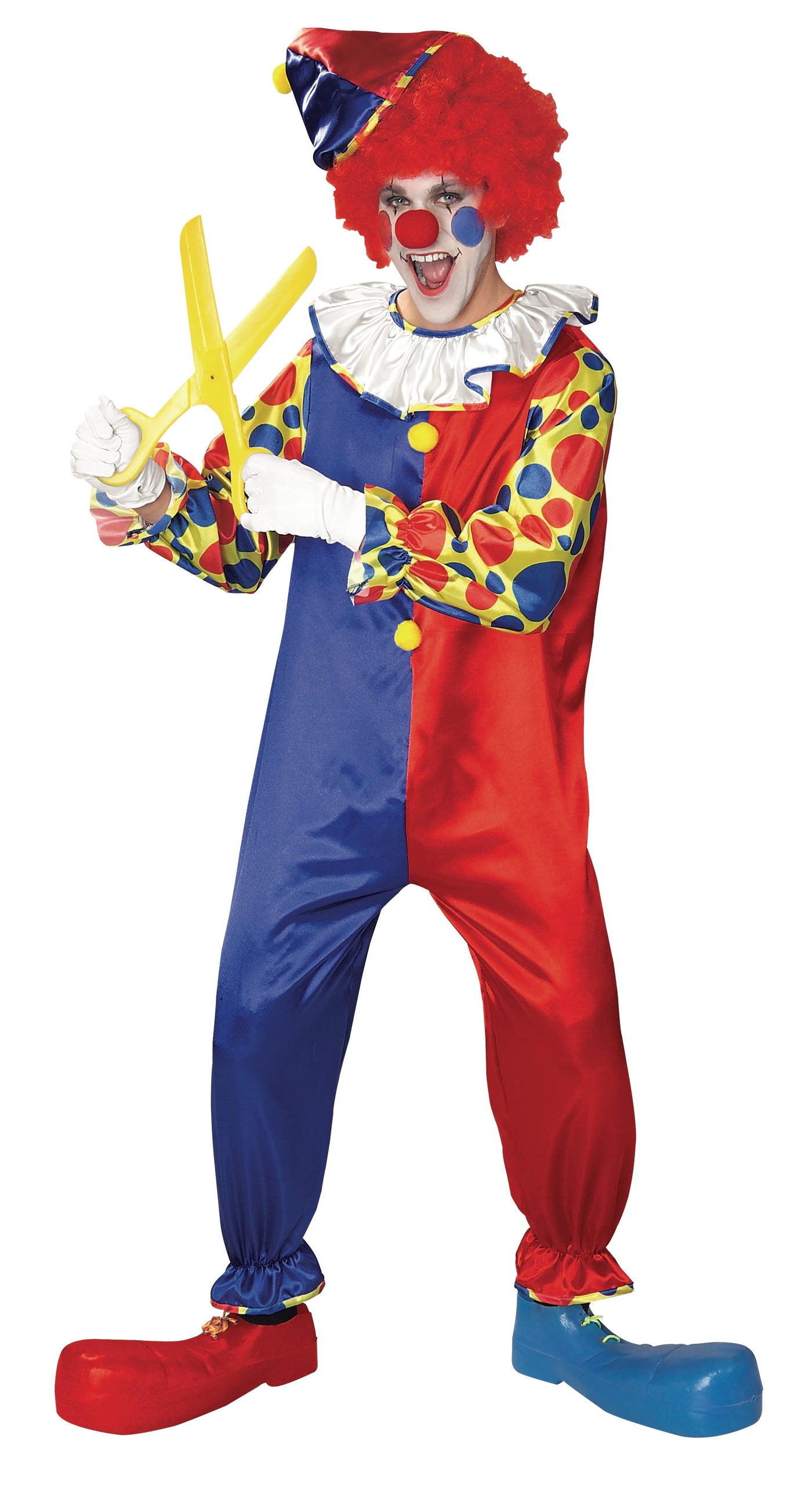 Bubbles The Clown Costume, Adult