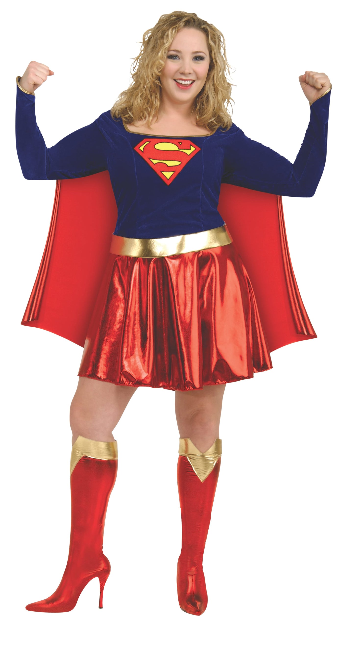 Supergirl Deluxe Costume, Plus