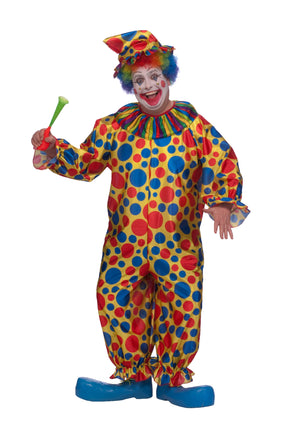 Clown Deluxe Costume - Size Plus