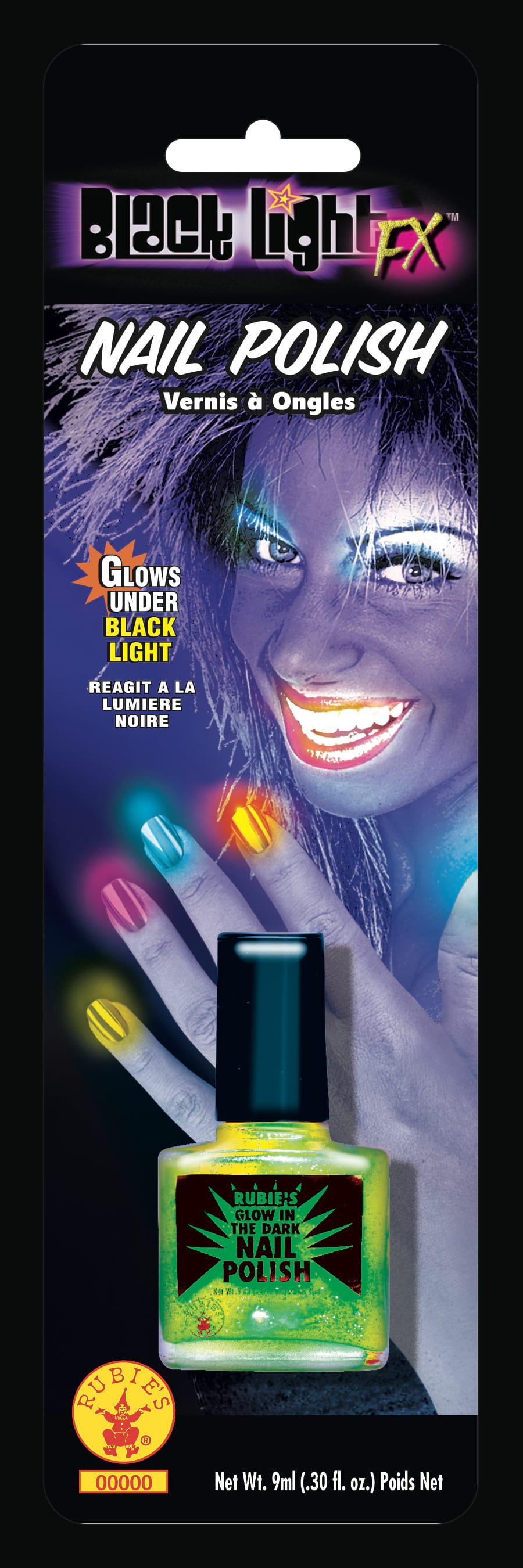 Black Lite Nail Varnish - Green