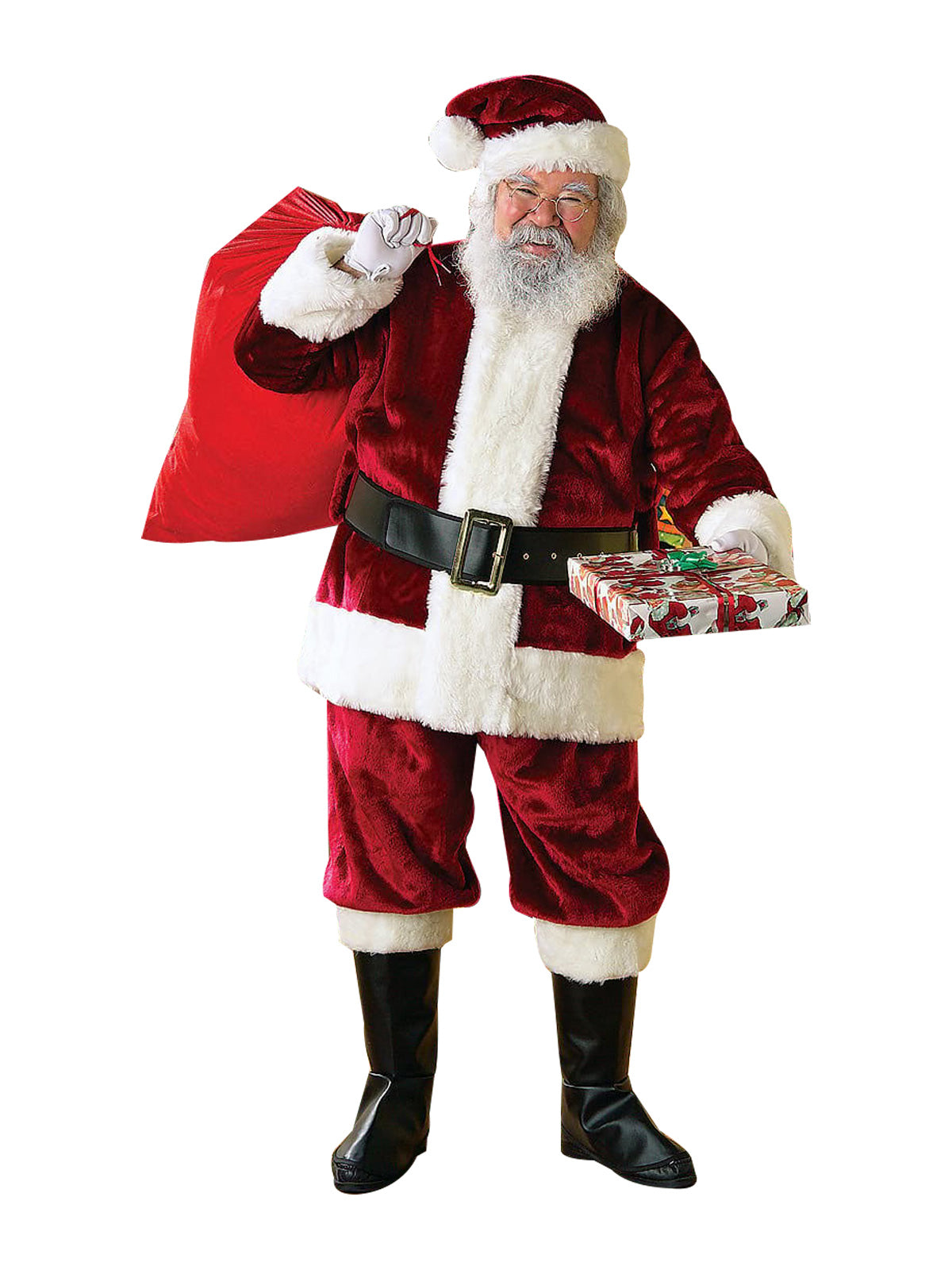 Santa Claus Regency Crimson Costume, Adult