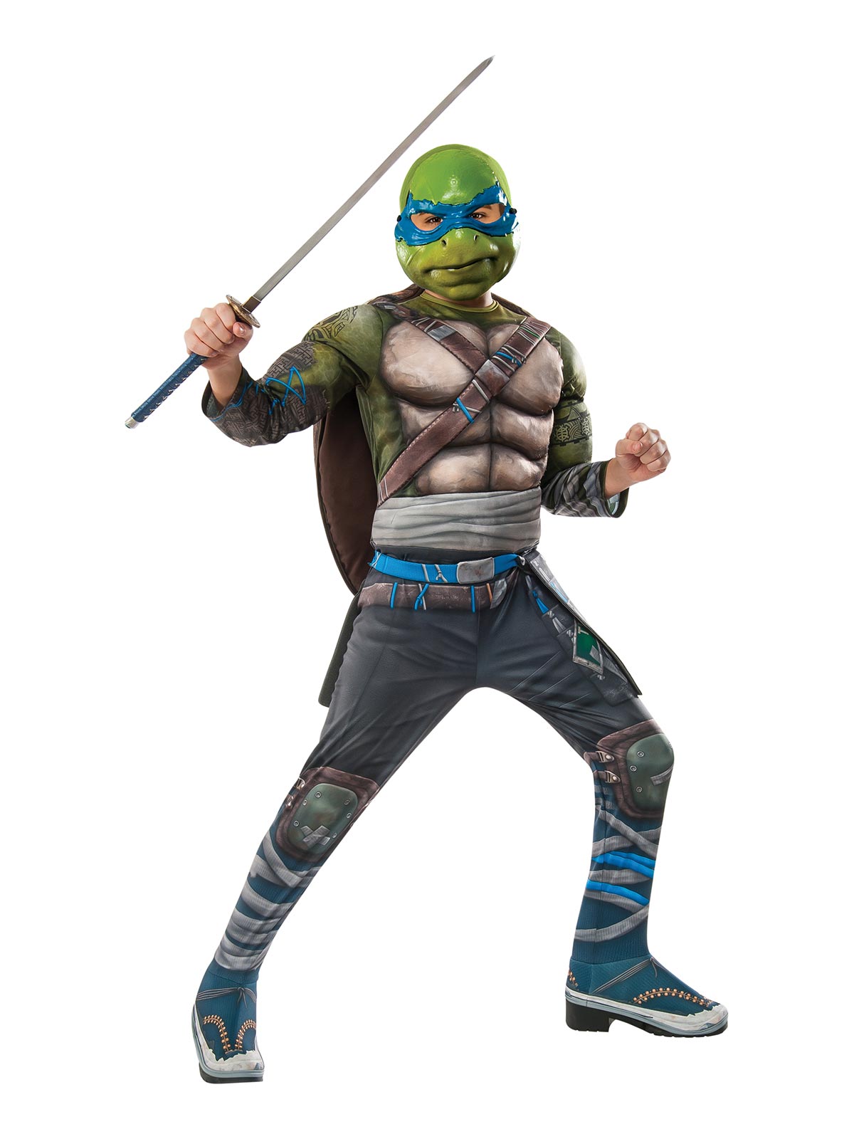 Tmnt 2 Deluxe Leonardo Costume, Child