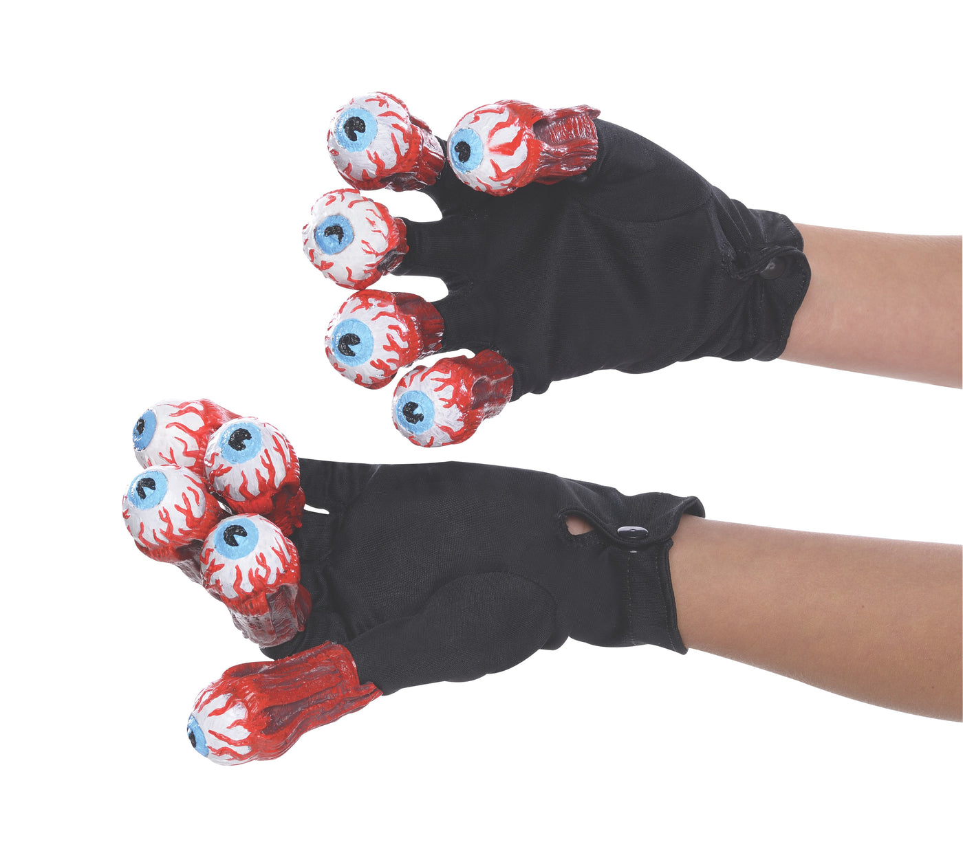 Beetlejuice Gloves With Eyeballs - Adult