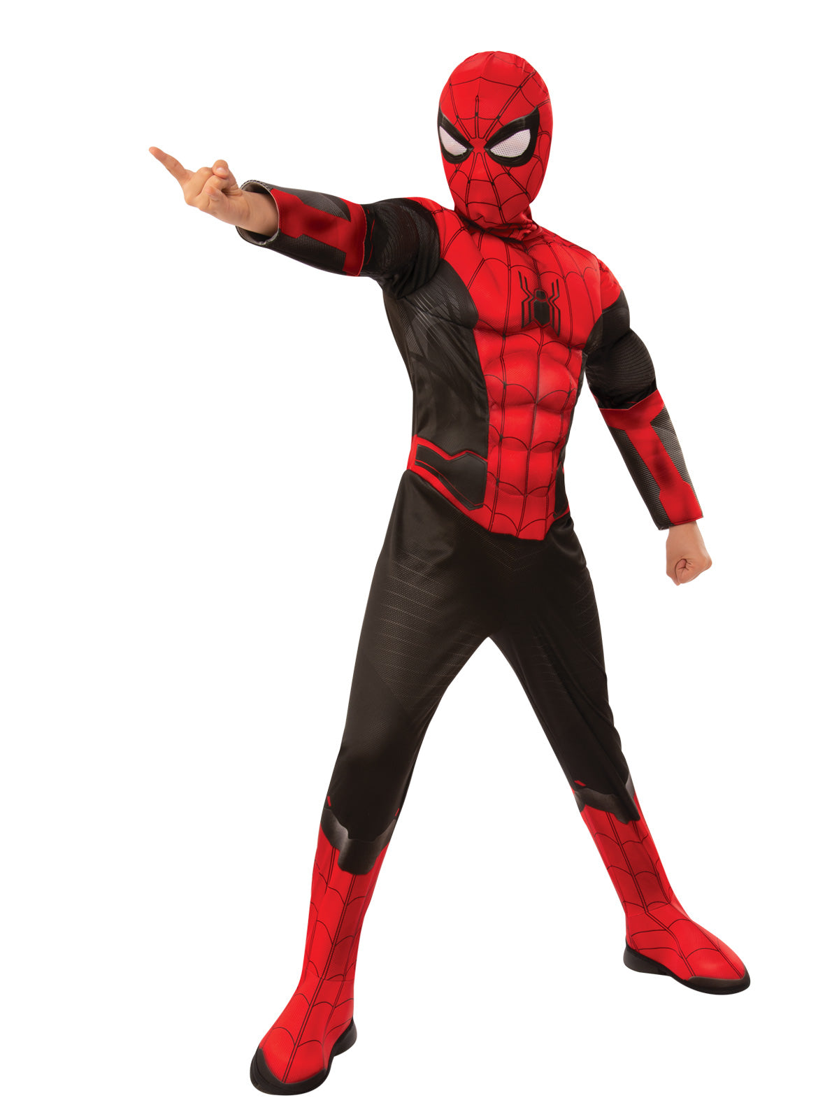 Spider-Man No Way Home Deluxe Red & Black Costume, Child