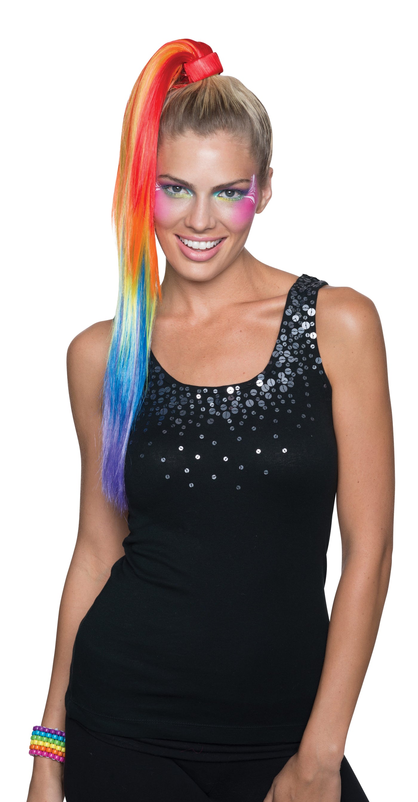 Rainbow Ponytail - Adult