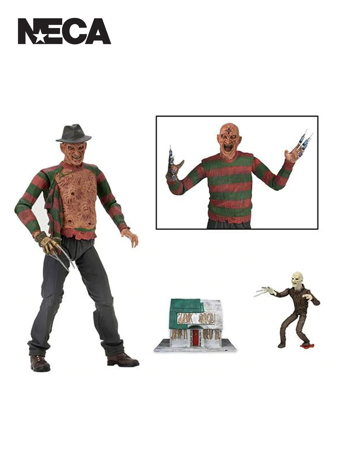 Nightmare On Elm Street Freddy Part 3 Ultimate 7" Action Fig