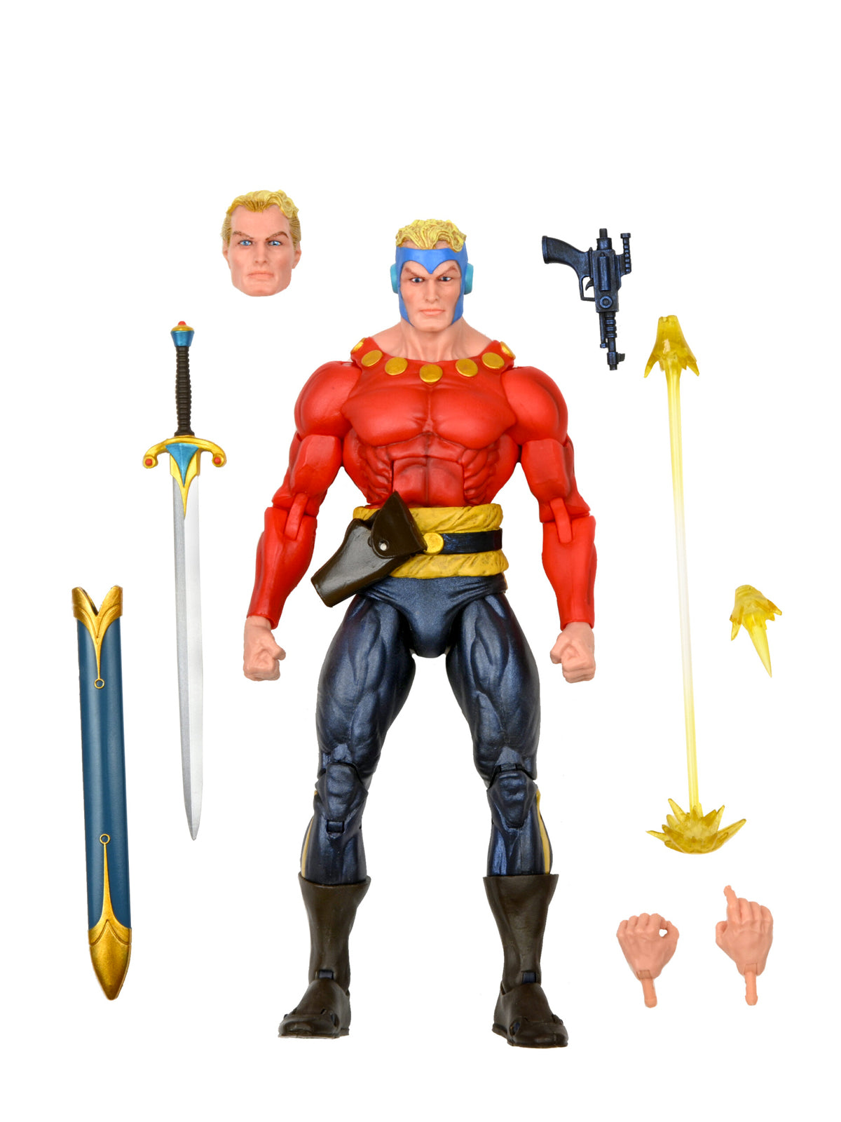 Assortment - Flash Gordon X 4 7" Scale Action Figures