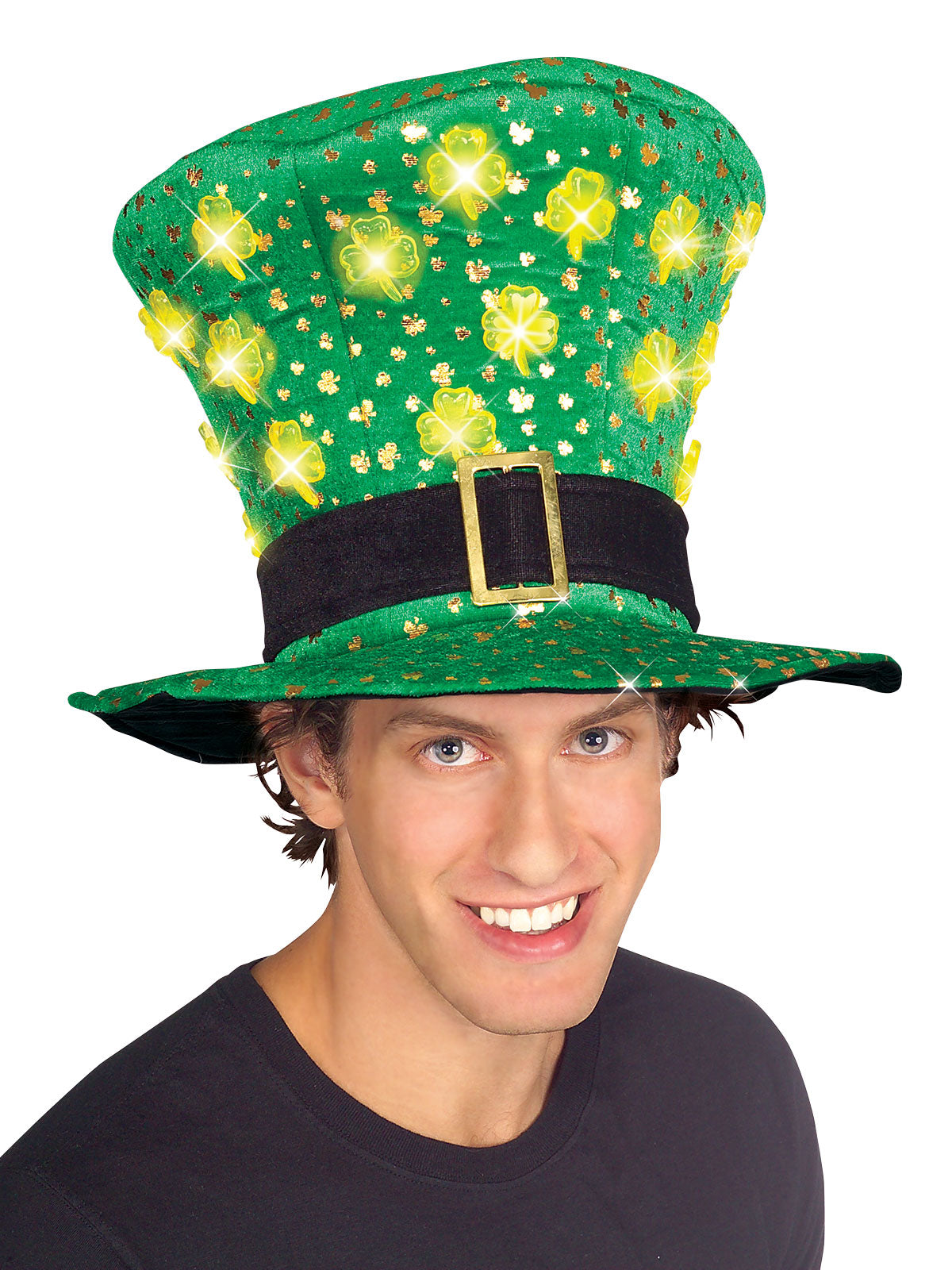 St. Patricks Day Light Up Hat - Adult