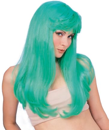 Glamour Green Wig - Adult