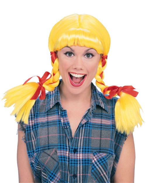 Country Girl Yellow Wig - Adult