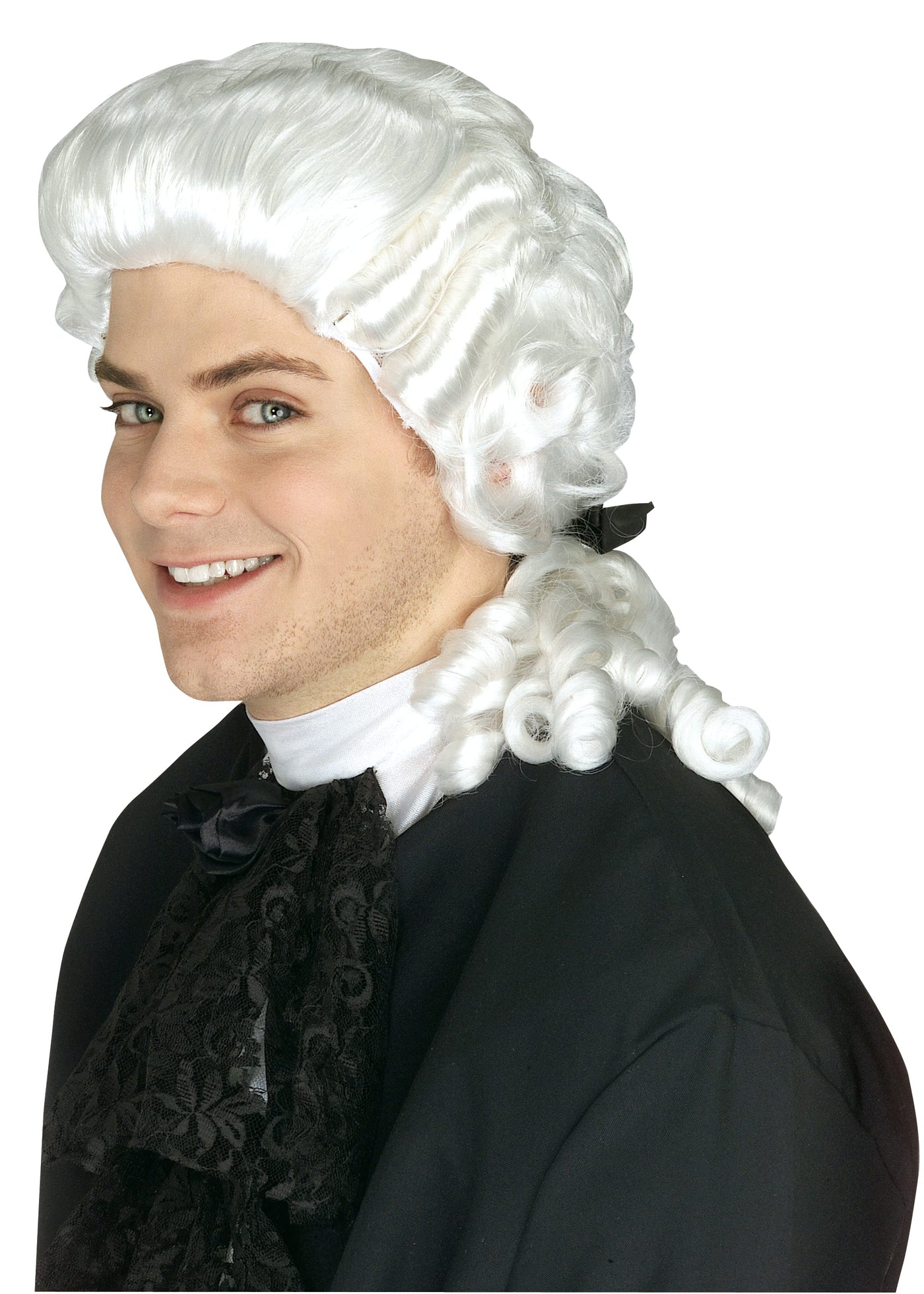 Colonial Man White Wig