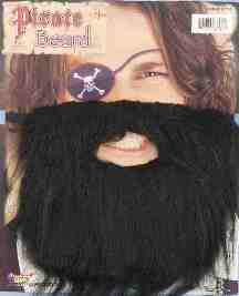 Pirate Beard  - Black - Adult