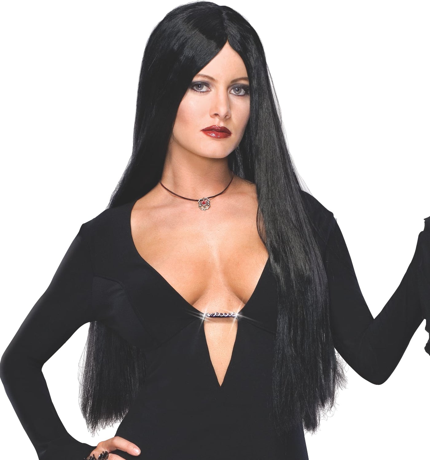 Morticia Deluxe Wig - Adult