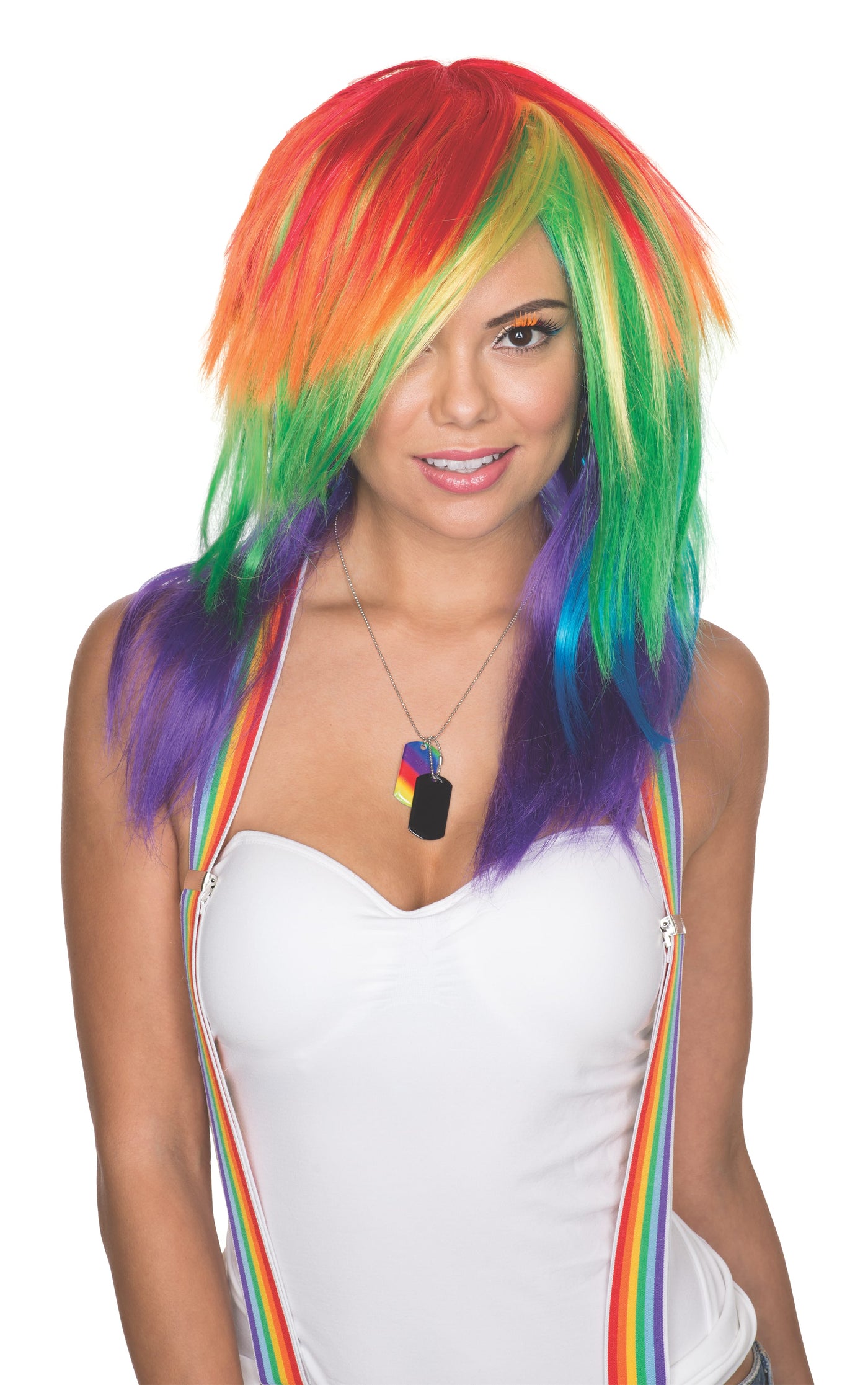 Celebration Rainbow Wig - Adult