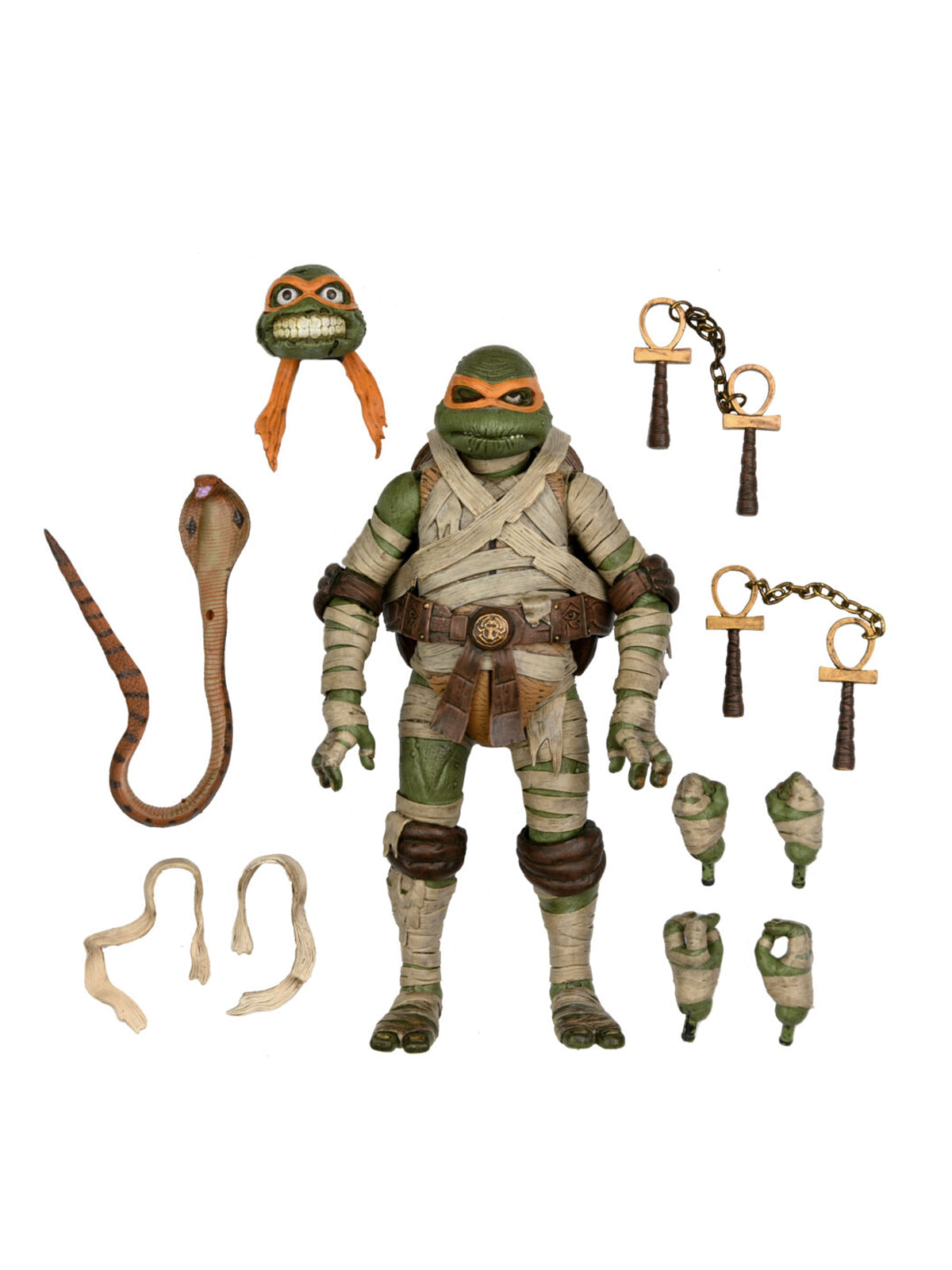 Tmnt Michelangelo Ultimate Mummy Universal Monsters 7" Scale Action Figure