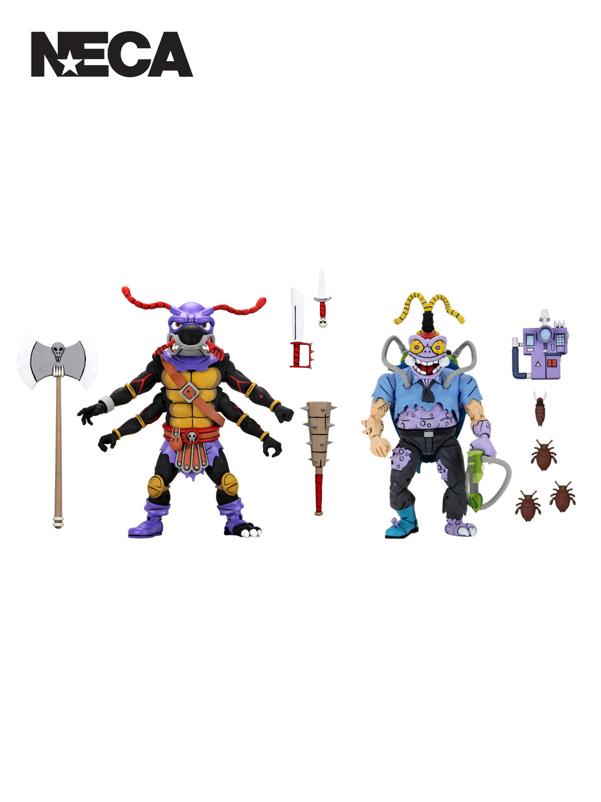 Tmnt Antrax & Scumbug 2 Pack 7" Scale Action Figures