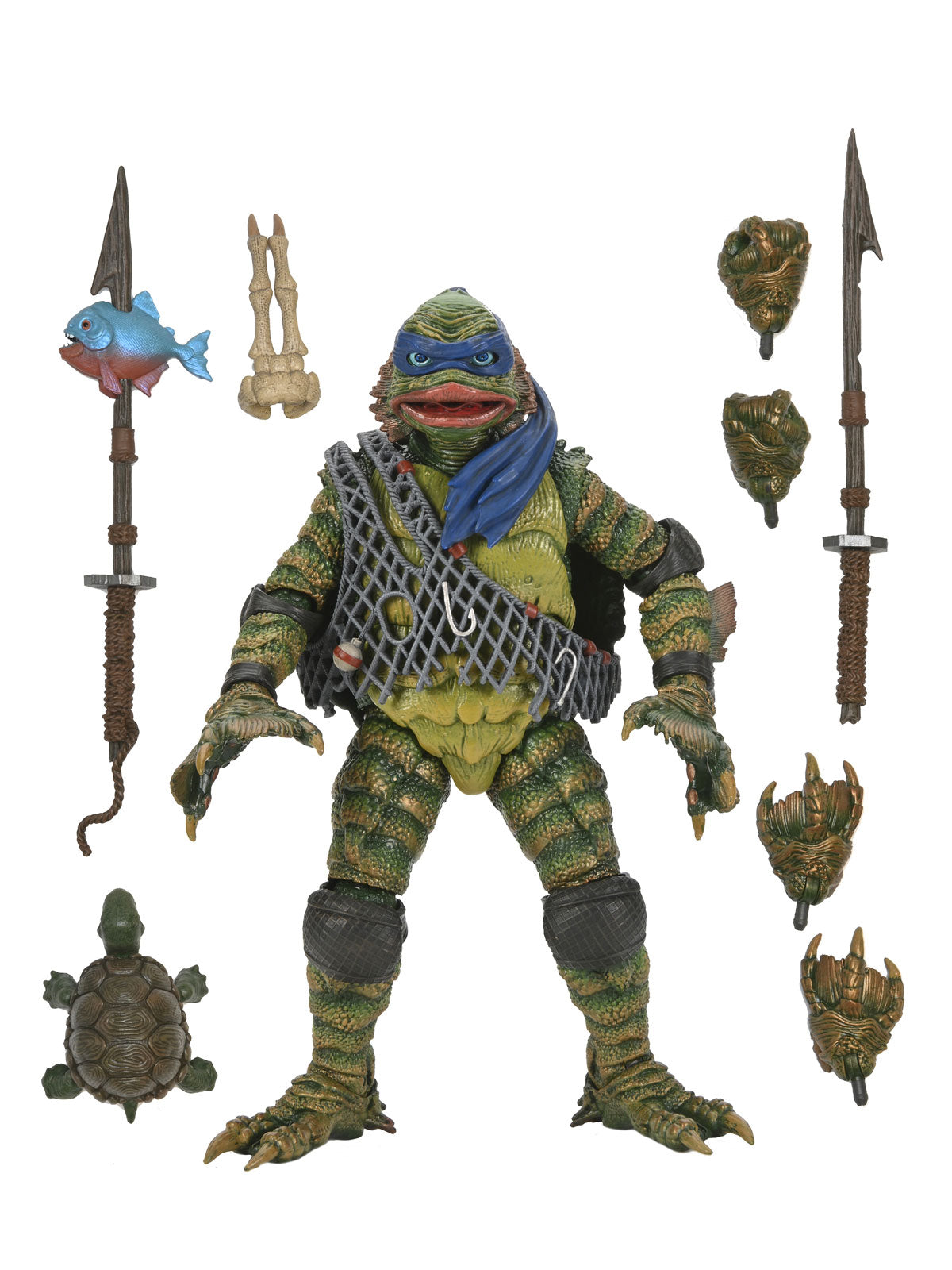 Tmnt Leonardo As The Creature: Universal Monsters 7" Scale Action Figure