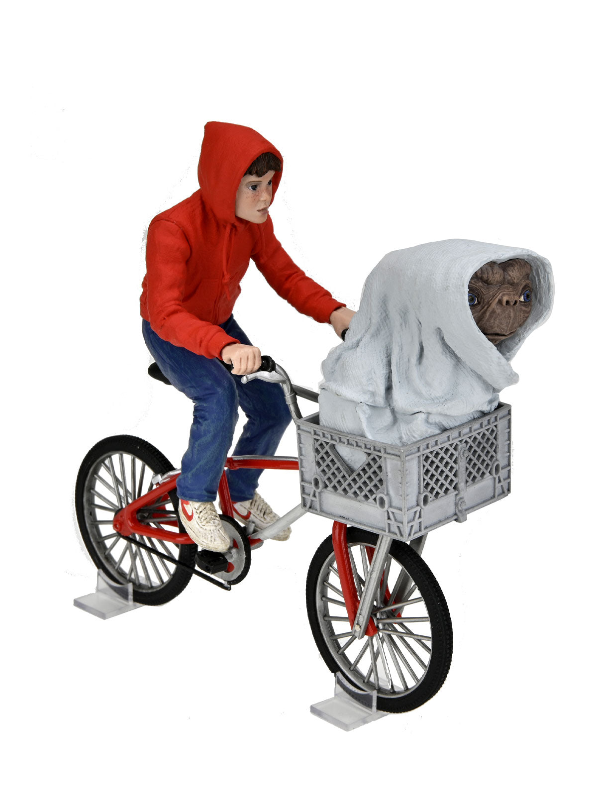 E.T. & Elliott On Bicycle - 40Th Anniversary 7" Scale Action Figure