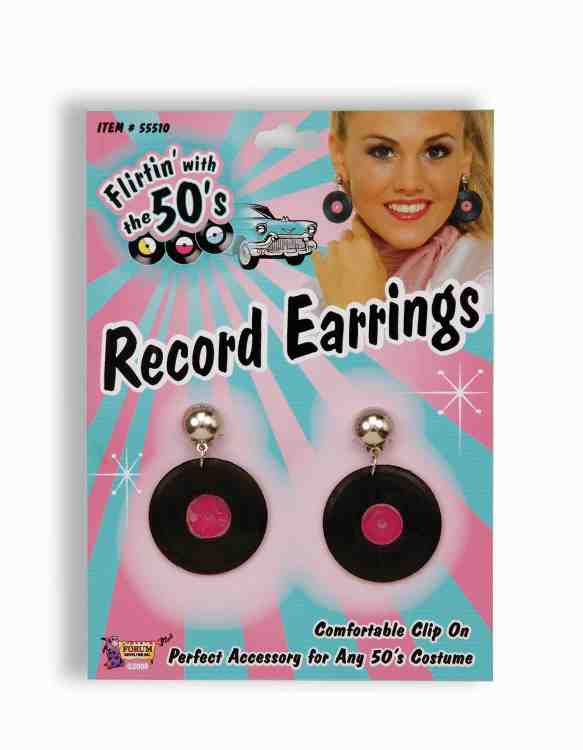 Record Earrings