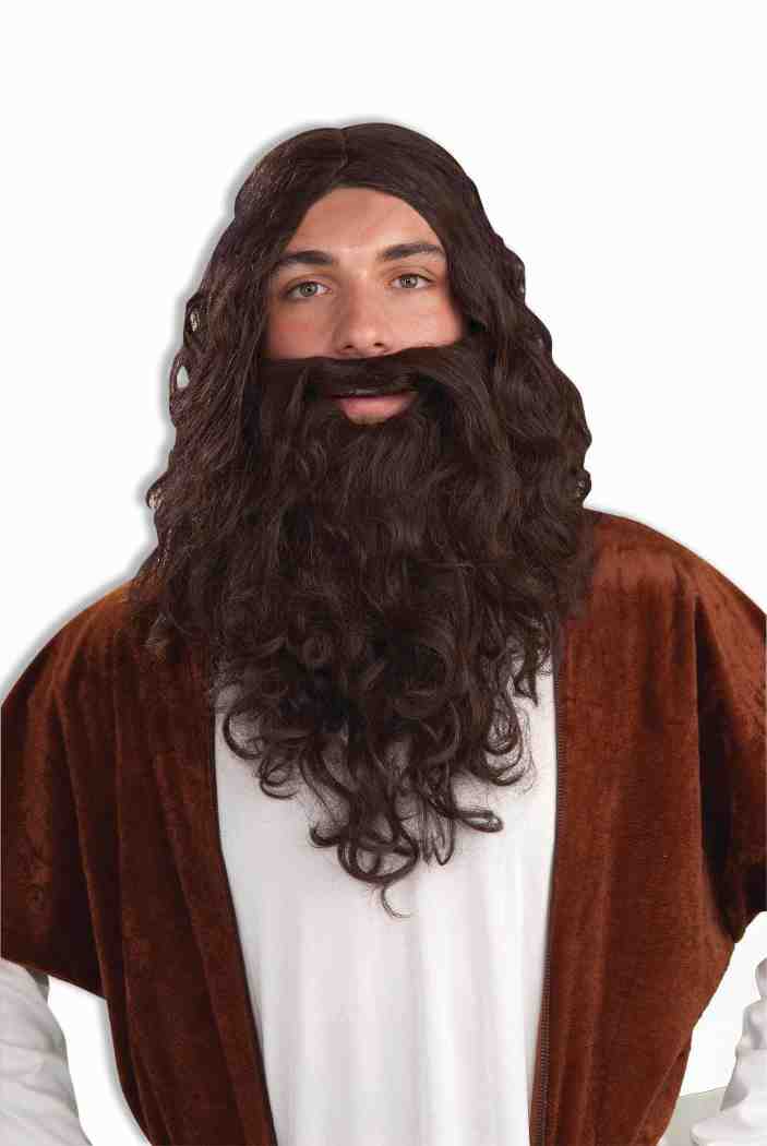 Biblical Wig & Beard Set - Adult