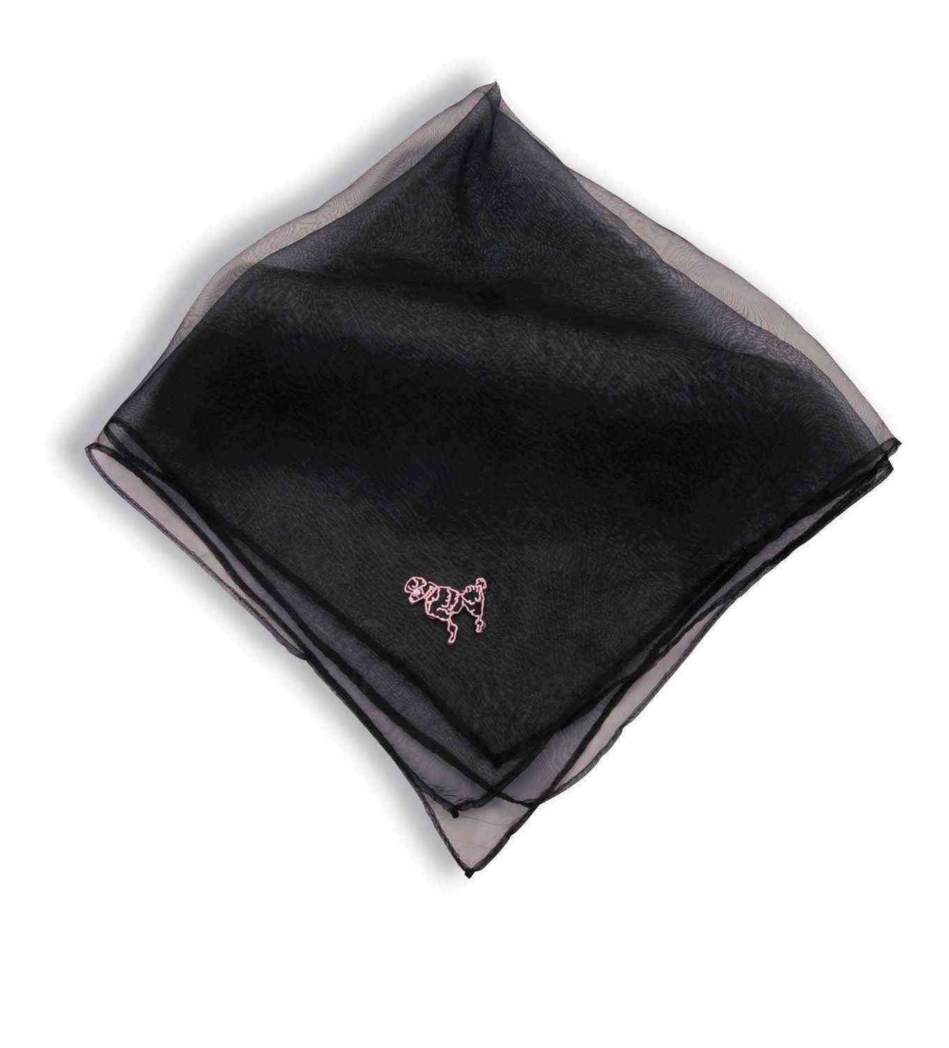 Poodle Scarf  - Black - Adult