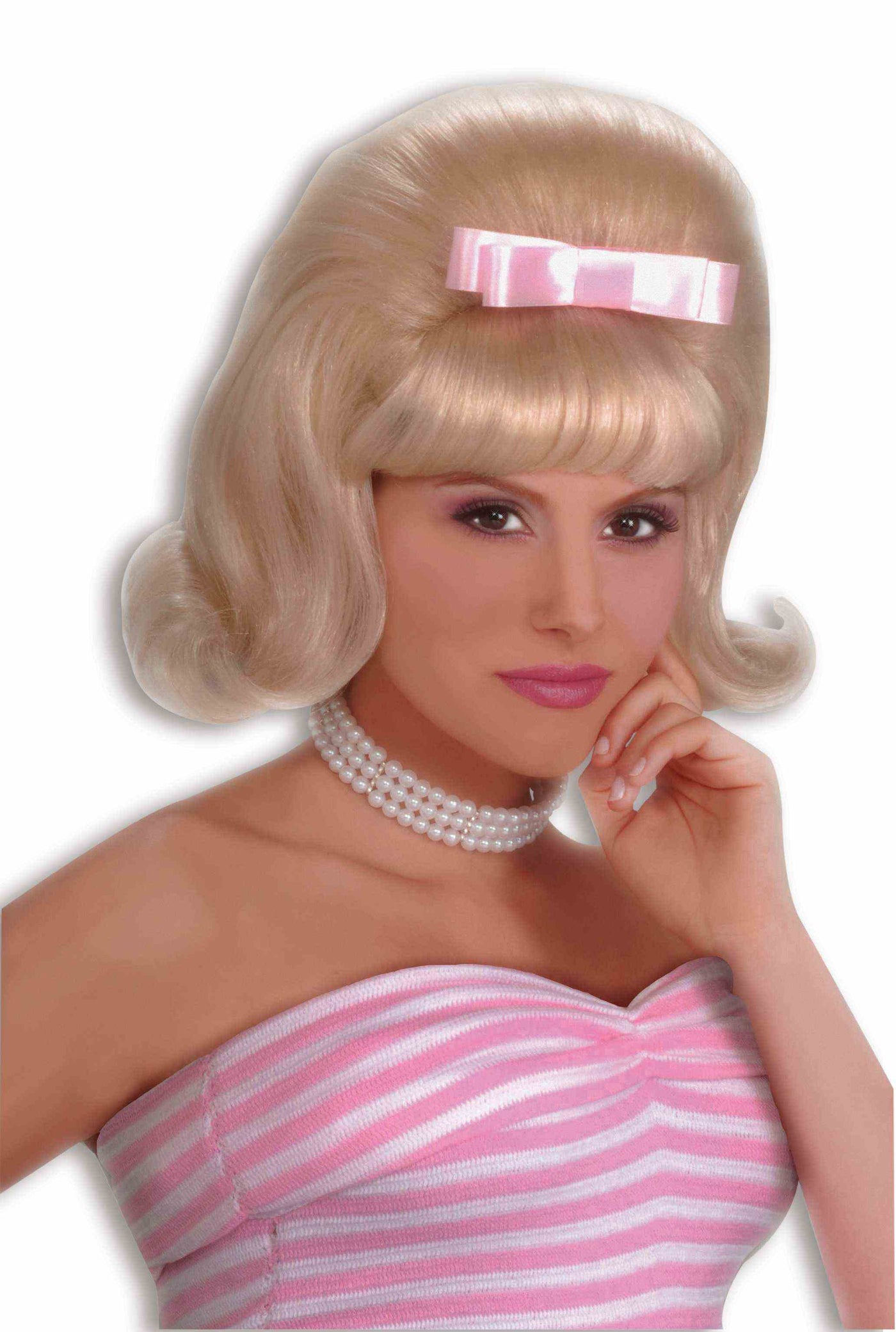 Blonde 50S Bouffant Wig - Adult