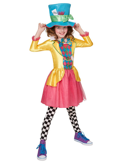 Mad Hatter Girls Deluxe Costume (Large Polybag), Teen