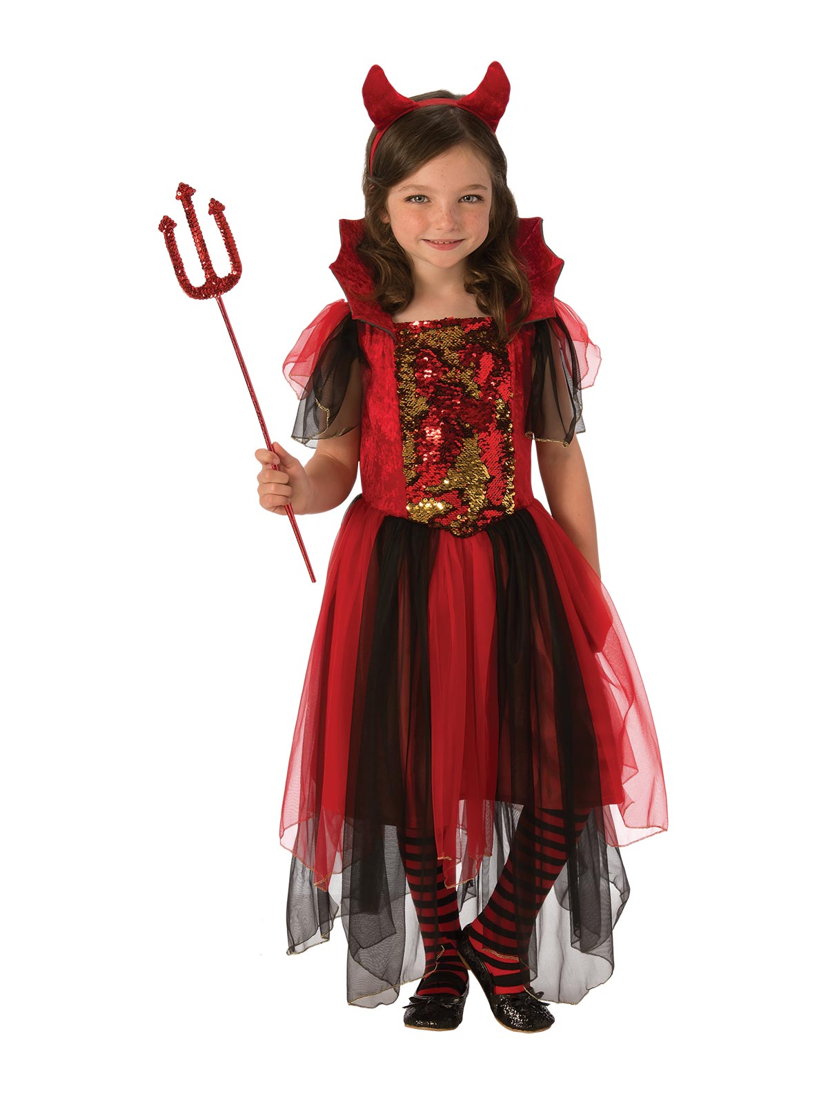 Colour Magic Devil Girl Costume, Child