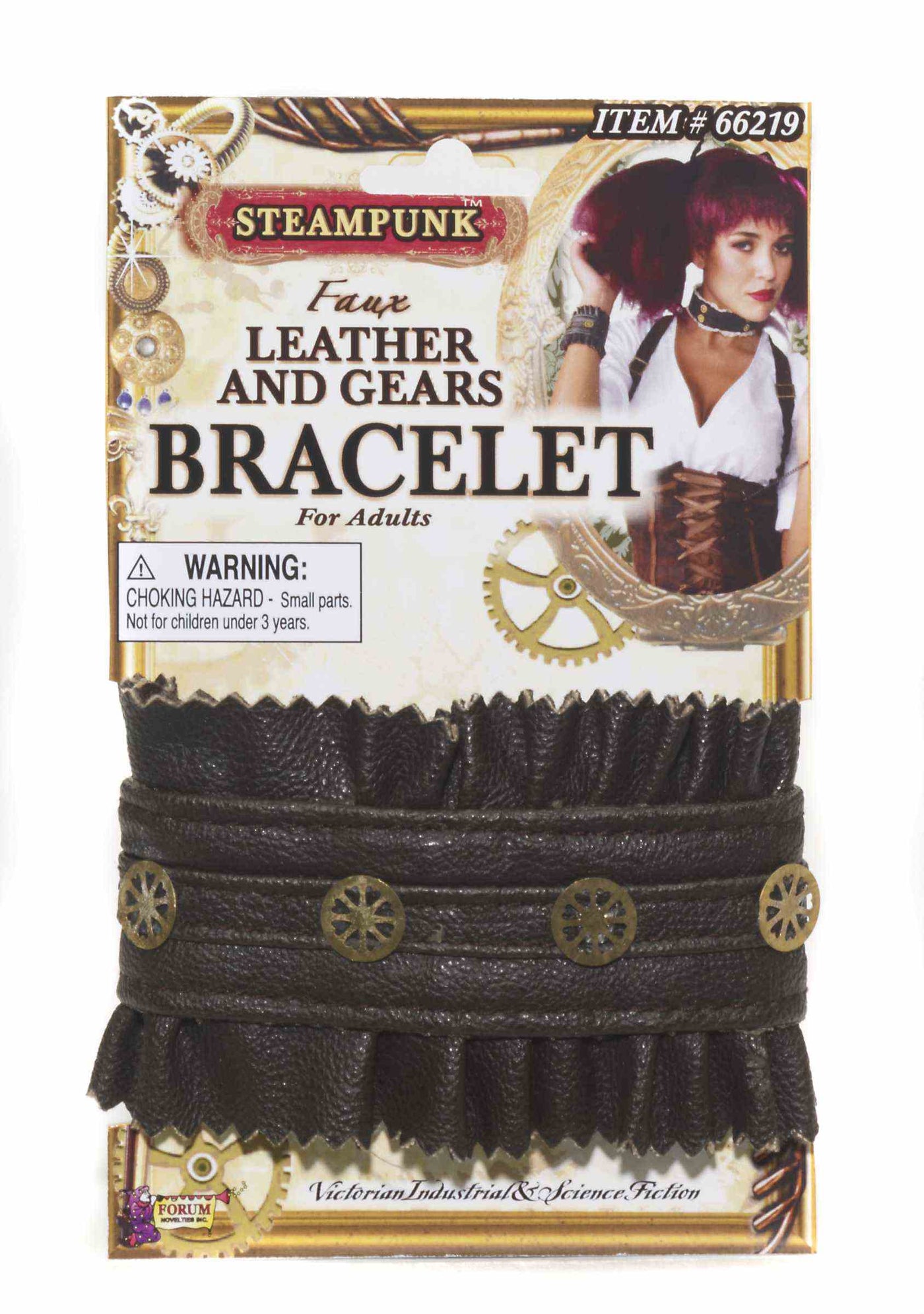 Steampunk Leath&Gears Bracelet