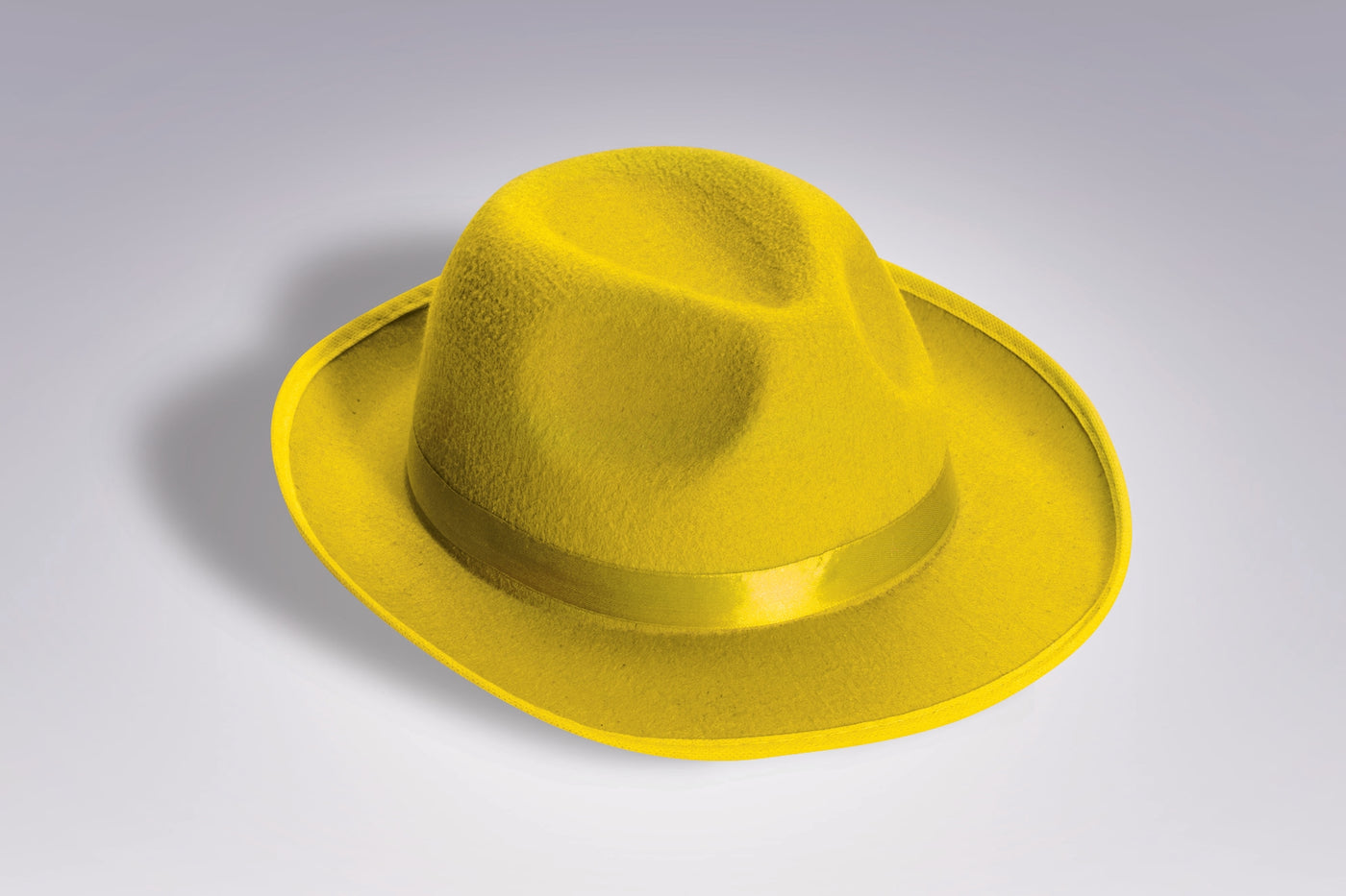 Fedora Yellow Deluxe - Adult