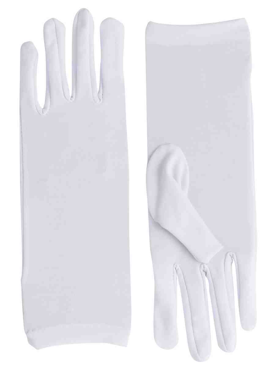 White Short Dress Gloves