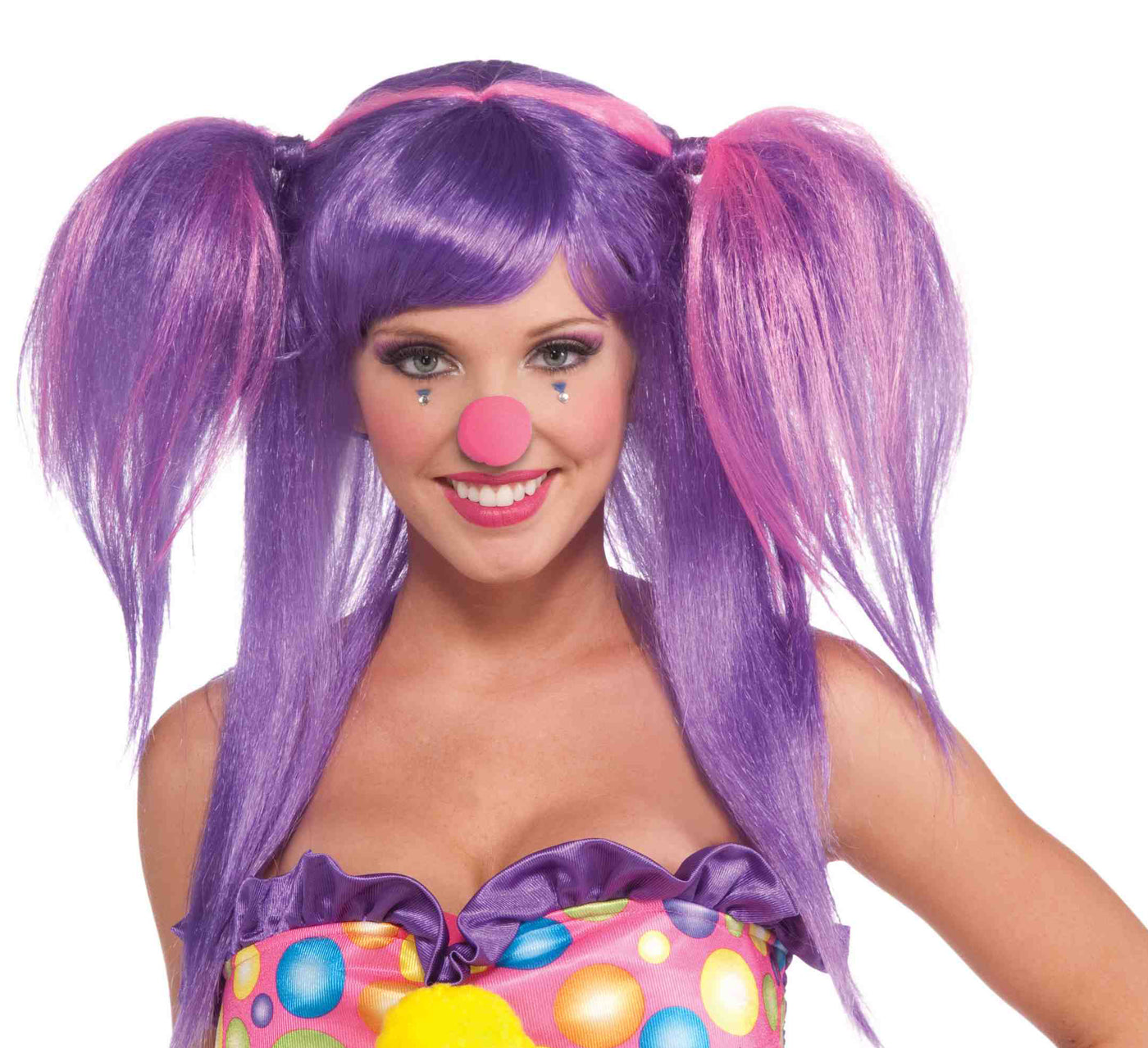 Circus Sweetie Berry Bubbles Wig - Adult