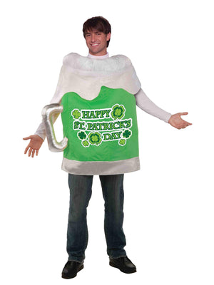 St. Patricks Day Beer Mug Costume, Adult