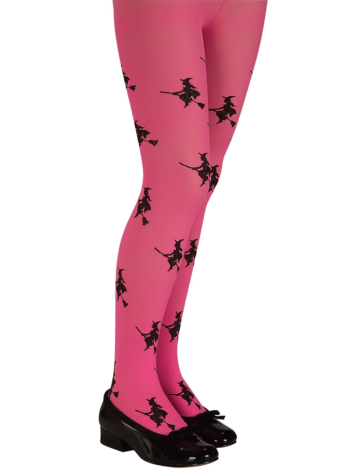 Glitter Witch Tights Pink, Child