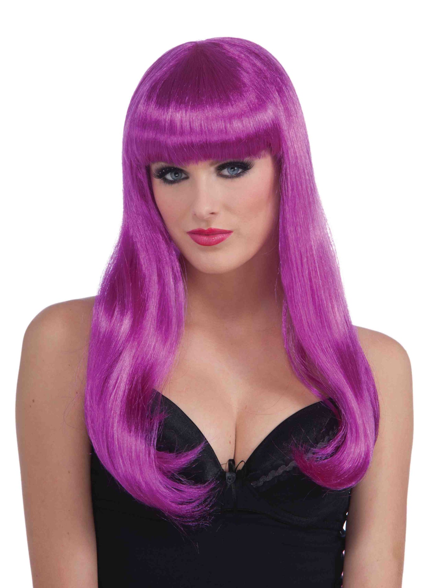 Neon Purple Wig - Adult