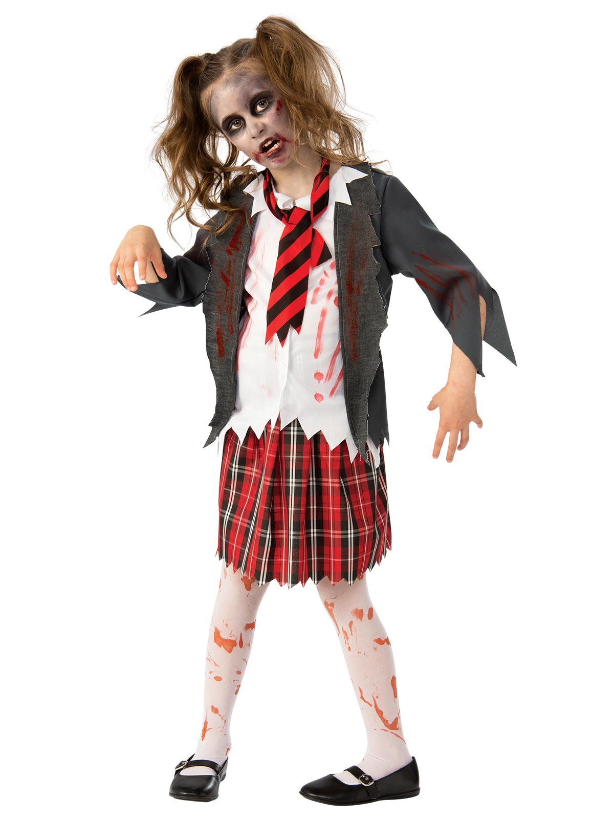 Zombie Schoolgirl Costume, Child