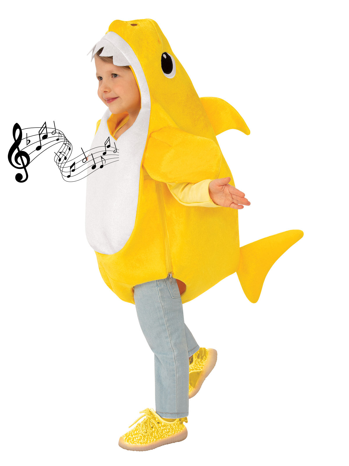 Baby Shark Deluxe Yellow Costume, Child