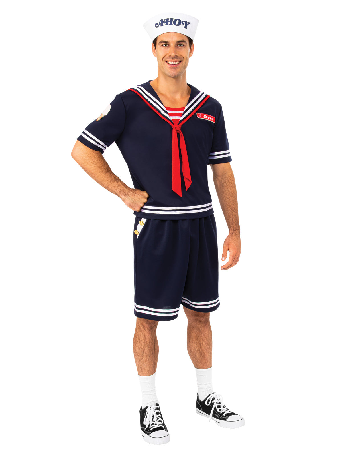 Steve Scoops Ahoy Costume - Stranger Things, Adult