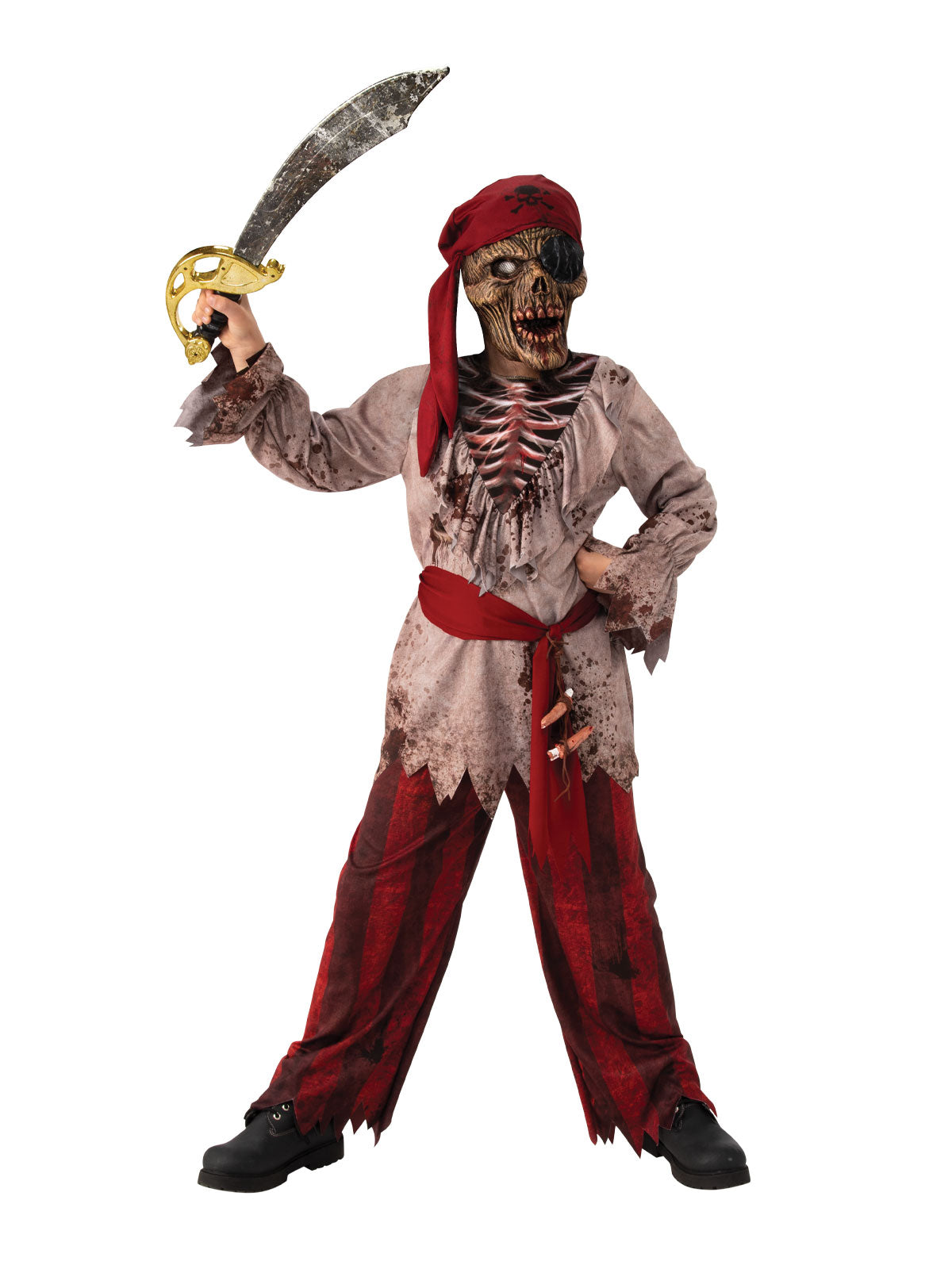 Skeleton Pirate Costume, Child