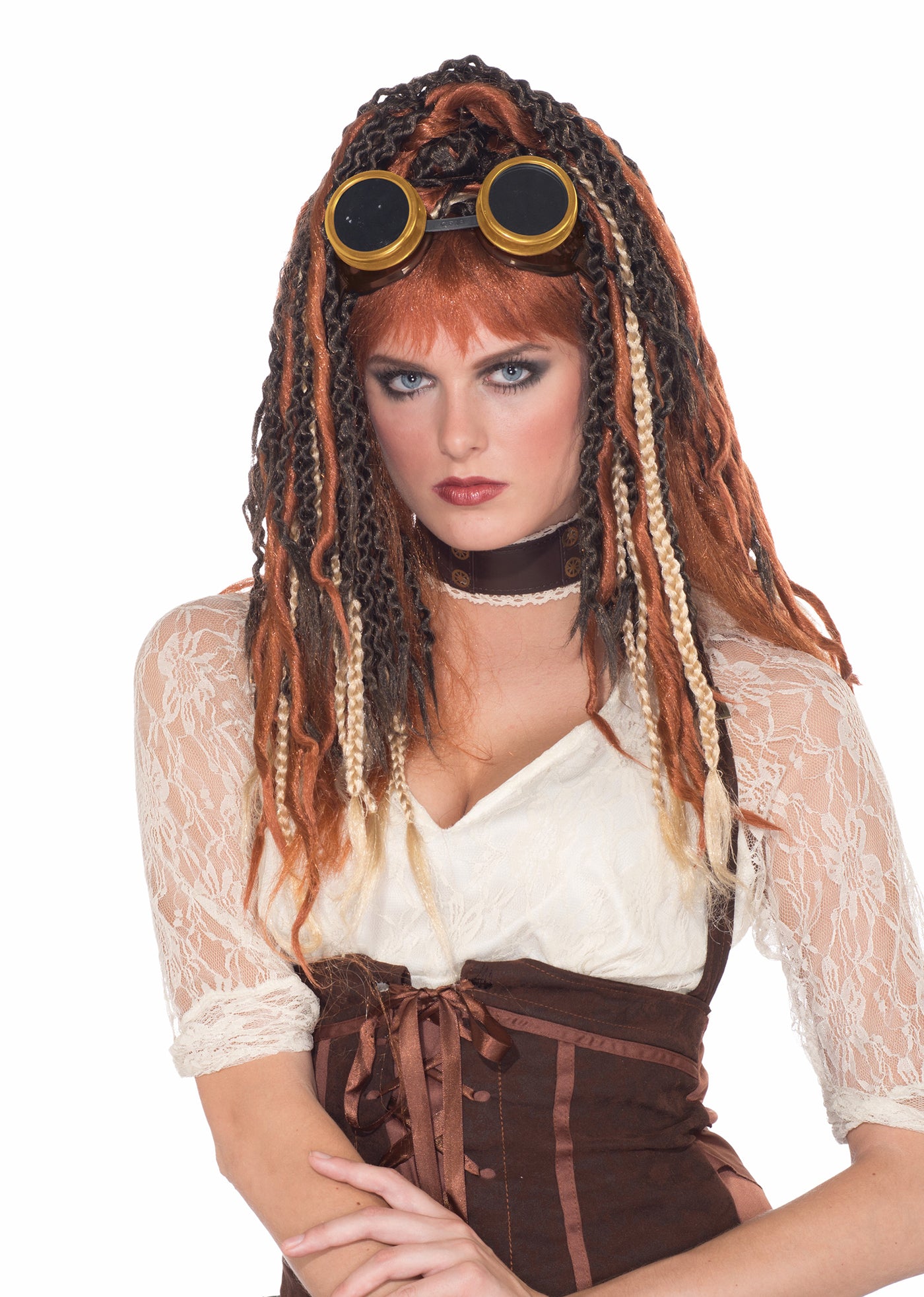 Steampunk Havoc Dreads Wig - Adult