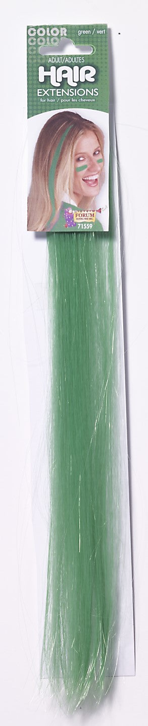 Hair Extensions  - Green - Adult