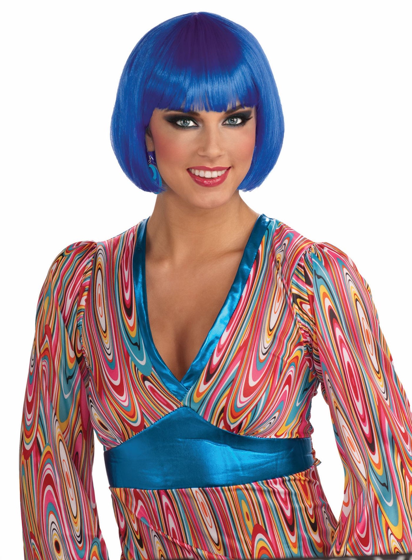 Blue Bob Wig Adult