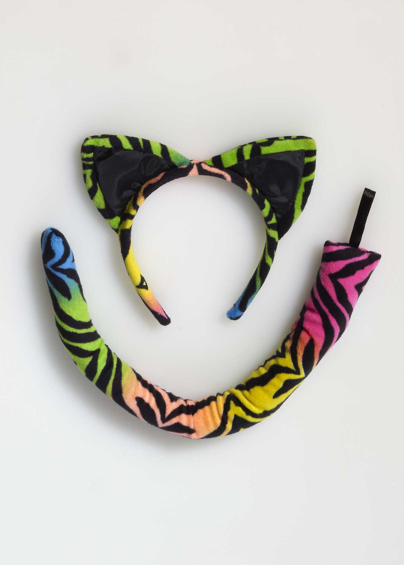 Ears & Tail Set  - Rainbow Tiger