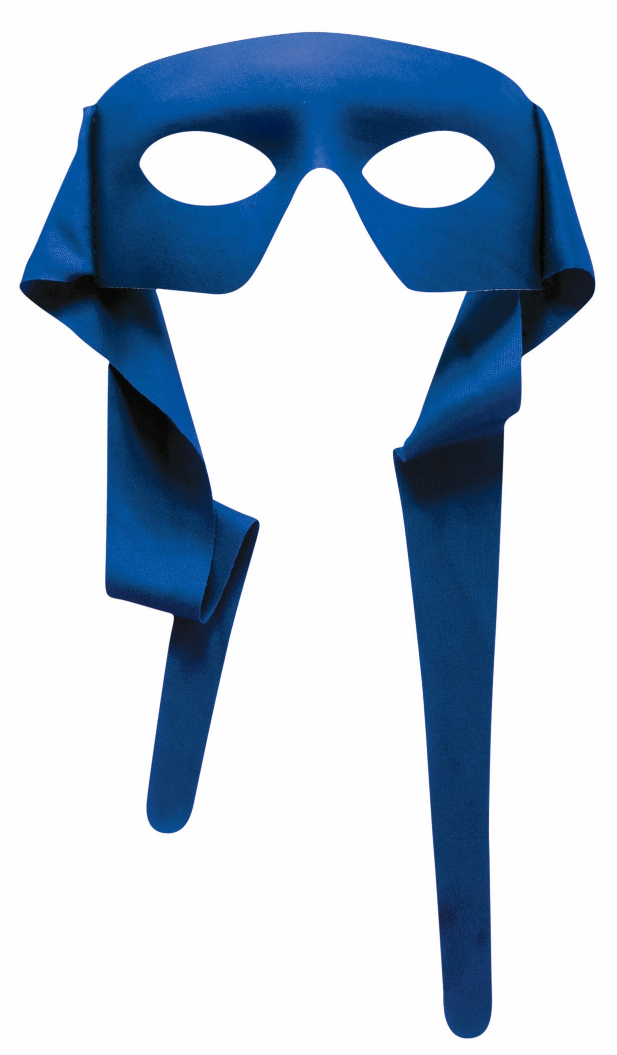 Hero Mask With Rear Tie - Blue - Adult