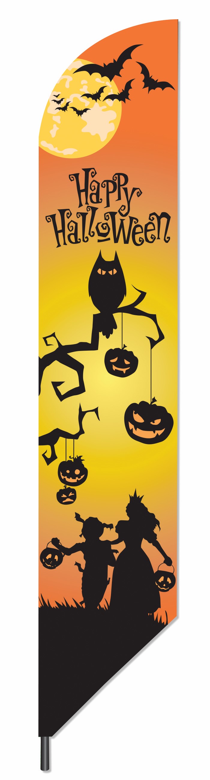 Happy Halloween Pennant Flag 7Ft