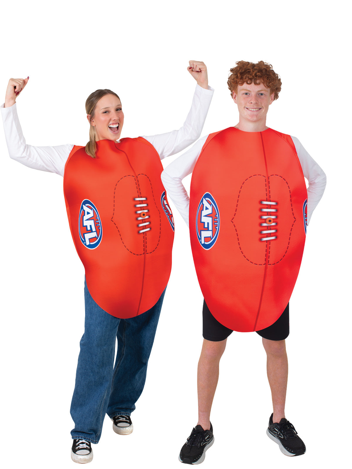 Afl Footy Tabard Costume, Adult